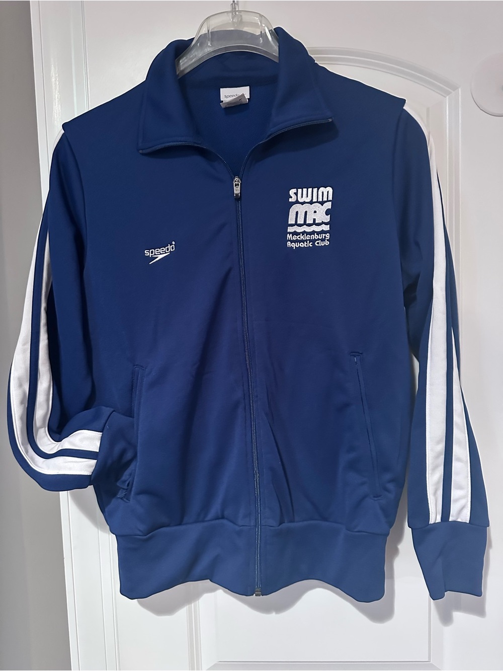 Speedo Navy Blue Athletic Jacket with Logo Tag